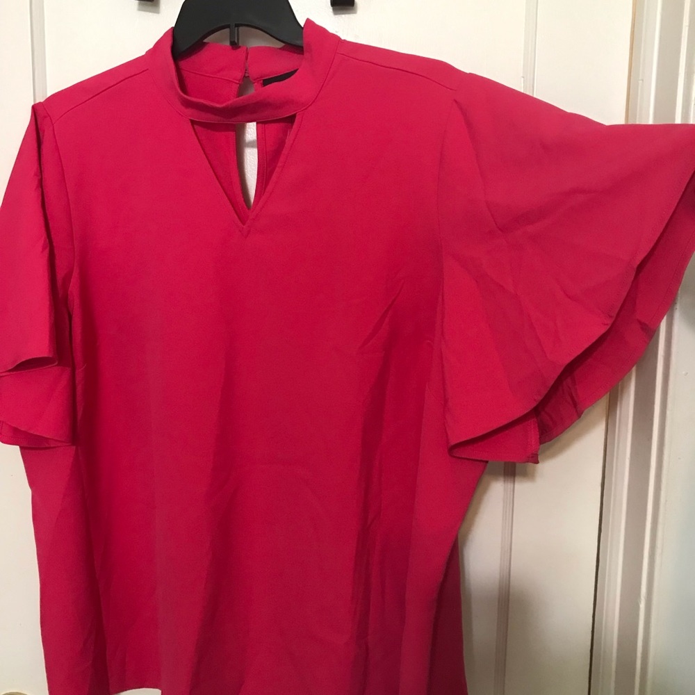 NWT Lane Bryant Flutter sleeve top